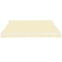 Toldo plegable de operación manual 400 cm crema