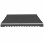 Toldo plegable de operación manual 600 cm antracita
