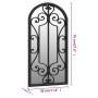 Black iron garden mirror for outdoor use 70x30 cm by vidaXL, Mirrors - Ref: Foro24-318376, Price: 92,81 €, Discount: %