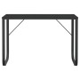 Black chipboard computer desk 110x60x73 cm by vidaXL, Desks - Ref: Foro24-30200, Price: 106,30 €, Discount: %