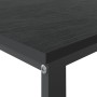 Schwarzer Computertisch aus Spanplatte, 110 x 60 x 73 cm von vidaXL, Schreibtische - Ref: Foro24-30200, Preis: 106,30 €, Raba...