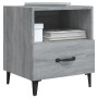 Sonoma Gray Plywood Nightstand by vidaXL, Nightstands - Ref: Foro24-817305, Price: 43,50 €, Discount: %