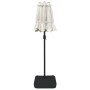 Double parasol with sand white LED lights 316x240 cm by vidaXL, Umbrellas - Ref: Foro24-362969, Price: 139,30 €, Discount: %