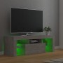 Mueble de TV con luces LED gris hormigón 120x35x40 cm de vidaXL, Muebles TV - Ref: Foro24-804350, Precio: 78,98 €, Descuento: %