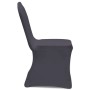 Elastic chair cover 4 units anthracite gray by vidaXL, Covers - Ref: Foro24-131415, Price: 20,58 €, Discount: %