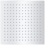 Cabezal de ducha efecto lluvia 2 uds acero inoxidable 25x25 cm
