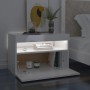 Muebles de TV con luces LED 2 uds blanco brillante 60x35x40 cm de vidaXL, Muebles TV - Ref: Foro24-804422, Precio: 78,37 €, D...