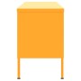 Mueble para TV de acero amarillo mostaza 105x35x50 cm
