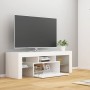 Mueble para TV con luces LED blanco 120x35x40 cm de vidaXL, Muebles TV - Ref: Foro24-804346, Precio: 82,32 €, Descuento: %
