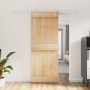 Puerta corredera con herrajes madera maciza de pino 80x210 cm de vidaXL, Puertas - Ref: Foro24-3203027, Precio: 171,89 €, Des...