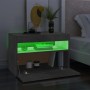 TV-Schränke mit LED-Leuchten 2 Stück betongrau 60x35x40 cm von vidaXL, TV-Möbel - Ref: Foro24-804418, Preis: 73,30 €, Rabatt: %