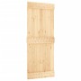 Sliding door with solid pine wood hardware 85x210 cm by vidaXL, Doors - Ref: Foro24-3203028, Price: 170,37 €, Discount: %