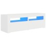 TV-Schrank mit weißen LED-Leuchten 120x35x40 cm von vidaXL, TV-Möbel - Ref: Foro24-804355, Preis: 109,14 €, Rabatt: %