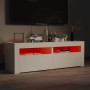 TV-Schrank mit weißen LED-Leuchten 120x35x40 cm von vidaXL, TV-Möbel - Ref: Foro24-804355, Preis: 109,14 €, Rabatt: %