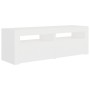 TV-Schrank mit weißen LED-Leuchten 120x35x40 cm von vidaXL, TV-Möbel - Ref: Foro24-804355, Preis: 109,14 €, Rabatt: %