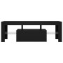 TV-Schrank mit LED-Leuchten schwarz 120x35x40 cm von vidaXL, TV-Möbel - Ref: Foro24-804347, Preis: 76,91 €, Rabatt: %