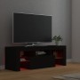 TV-Schrank mit LED-Leuchten schwarz 120x35x40 cm von vidaXL, TV-Möbel - Ref: Foro24-804347, Preis: 76,91 €, Rabatt: %