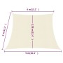 Cremefarbenes HDPE-Segelsegel, 160 g/m², 4/5 x 4 m von vidaXL, Sonnenschirme - Ref: Foro24-311216, Preis: 46,95 €, Rabatt: %