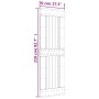 Puerta corredera con herrajes madera maciza de pino 70x210 cm von vidaXL, Türen - Ref: Foro24-3203032, Preis: 173,39 €, Rabat...