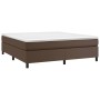 Estructura de cama de cuero sintético marrón 160x200 cm de vidaXL, Camas y somieres - Ref: Foro24-3121056, Precio: 153,03 €, ...