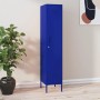 Armario taquilla de acero azul marino 35x46x180 cm