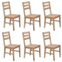 Sillas de comedor 6 unidades madera maciza de acacia