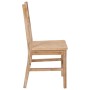Sillas de comedor 6 unidades madera maciza de acacia