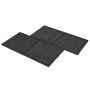 Losetas de goma protección de caídas 18 uds 50x50x3 cm negras en Suelos y moquetas | Comprar online en Foro24