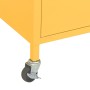 Armario de almacenamiento acero amarillo mostaza 60x35x56 cm