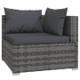 Gartensofa-Set 6-teilig und Kissen aus synthetischem Rattan grau von vidaXL, Gartensets - Ref: Foro24-3101941, Preis: 682,05 ...