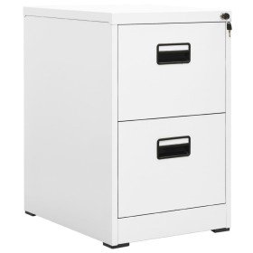 Armario archivador de acero blanco 46x62x72,5 cm Armario archivador de acero blanco 46x62x72,5 cm