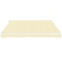 Toldo plegable de operación manual 600 cm color crema