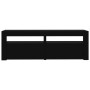 Mueble de TV con luces LED negro 120x35x40 cm de vidaXL, Muebles TV - Ref: Foro24-804356, Precio: 113,47 €, Descuento: %