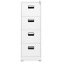 Armario archivador de acero blanco 46x62x133 cm en Armarios archivadores | Comprar online en Foro24