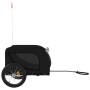 Haustier-Fahrradanhänger, Eisen-Oxford-Gewebe, Schwarz von vidaXL, Kinderwagen für Haustiere - Ref: Foro24-94010, Preis: 118,...