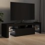 TV-Schrank mit LED-Leuchten schwarz 140x36,5x40 cm von vidaXL, TV-Möbel - Ref: Foro24-804365, Preis: 110,36 €, Rabatt: %