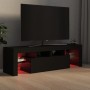 TV-Schrank mit LED-Leuchten schwarz 140x36,5x40 cm von vidaXL, TV-Möbel - Ref: Foro24-804365, Preis: 110,36 €, Rabatt: %