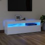 Mueble para TV con luces LED blanco 120x35x40 cm de vidaXL, Muebles TV - Ref: Foro24-804373, Precio: 81,60 €, Descuento: %