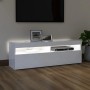 Mueble para TV con luces LED blanco 120x35x40 cm de vidaXL, Muebles TV - Ref: Foro24-804373, Precio: 81,60 €, Descuento: %