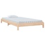 Solid pine wood stackable bed 80x200 cm by vidaXL, Beds and slatted bases - Ref: Foro24-820397, Price: 88,57 €, Discount: %