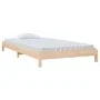 Solid pine wood stackable bed 80x200 cm by vidaXL, Beds and slatted bases - Ref: Foro24-820397, Price: 87,36 €, Discount: %