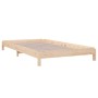 Cama apilable de madera maciza de pino 80x200 cm de vidaXL, Camas y somieres - Ref: Foro24-820397, Precio: 88,57 €, Descuento: %