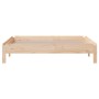 Solid pine wood stackable bed 80x200 cm by vidaXL, Beds and slatted bases - Ref: Foro24-820397, Price: 88,57 €, Discount: %
