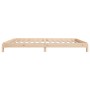 Solid pine wood stackable bed 80x200 cm by vidaXL, Beds and slatted bases - Ref: Foro24-820397, Price: 88,57 €, Discount: %