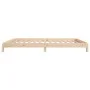 Solid pine wood stackable bed 80x200 cm by vidaXL, Beds and slatted bases - Ref: Foro24-820397, Price: 87,36 €, Discount: %