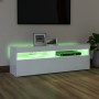 Mueble para TV con luces LED blanco 120x35x40 cm de vidaXL, Muebles TV - Ref: Foro24-804373, Precio: 81,60 €, Descuento: %