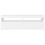 Mueble para TV con luces LED blanco 120x35x40 cm de vidaXL, Muebles TV - Ref: Foro24-804373, Precio: 81,60 €, Descuento: %