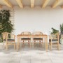 5-teiliges Garten-Essset aus massivem Teakholz von vidaXL, Gartensets - Ref: Foro24-3155771, Preis: 779,86 €, Rabatt: %