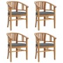 5-teiliges Garten-Essset aus massivem Teakholz von vidaXL, Gartensets - Ref: Foro24-3155771, Preis: 779,86 €, Rabatt: %
