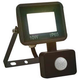 Foco LED con sensor 10 W blanco frío